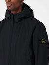 Compass Badge Hooded Jacket Black - STONE ISLAND - BALAAN 5