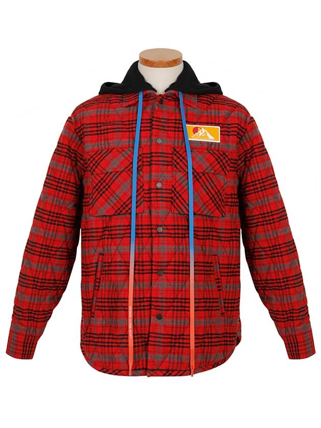 flannel overshirt jacket red - OFF WHITE - BALAAN 2