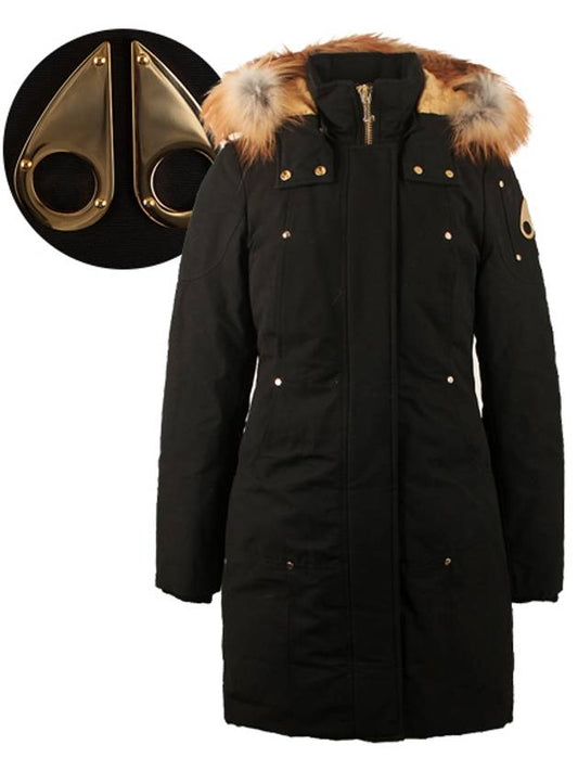 Women's Grand Metis Fur Down Parka Black - MOOSE KNUCKLES - BALAAN 2