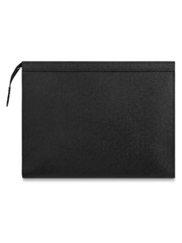 Pochette Voyage Taiga Leather Pouch Bag Black - LOUIS VUITTON - BALAAN 4