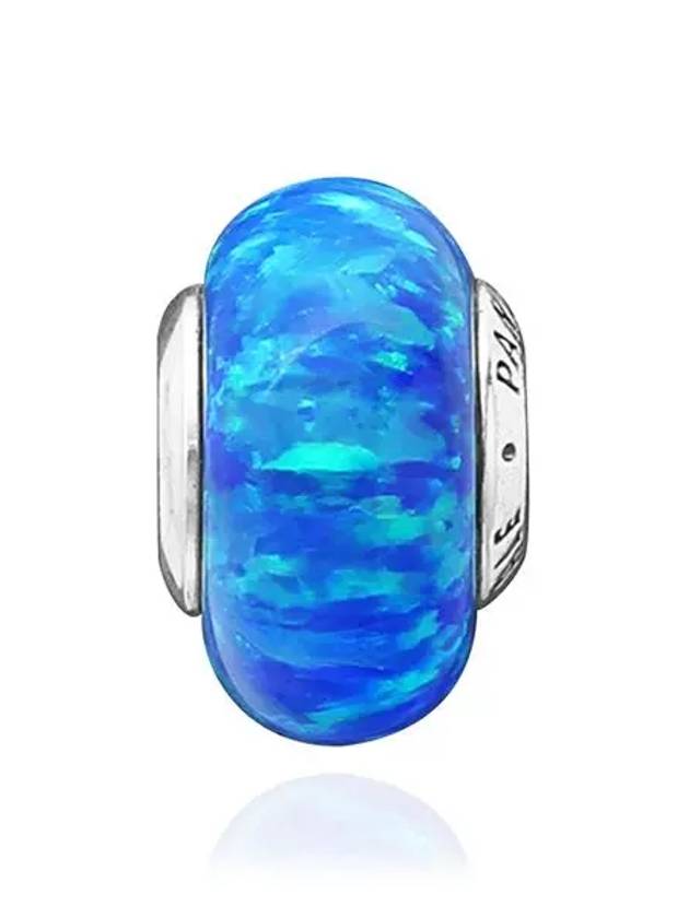 Opalescent Ocean Deep Murano Silver Charm Blue - PANDORA - BALAAN 2