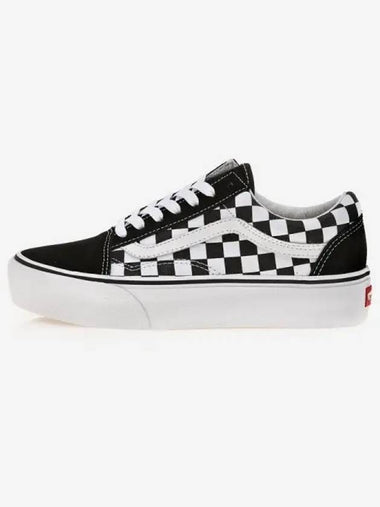 Old school platform checkerboard BLACKTRUE white - VANS - BALAAN 1