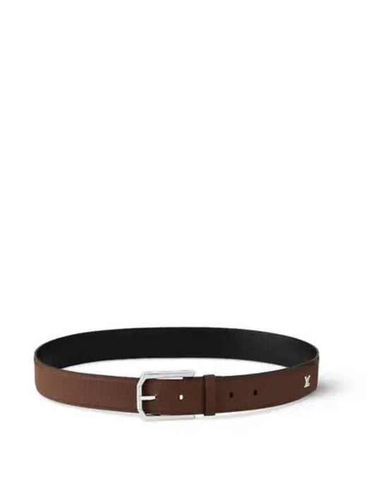 Heritage 35MM Leather Belt Tobacco Brown - LOUIS VUITTON - BALAAN 1