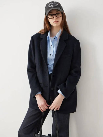 Two Button Wool Jacket Navy - LESEIZIEME - BALAAN 2