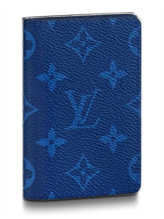 Men's Pocket Organizer Card Wallet Blue - LOUIS VUITTON - BALAAN 2