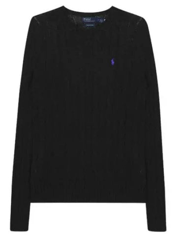 Pony Logo Embroidered Cable Knit Women - POLO RALPH LAUREN - BALAAN 1