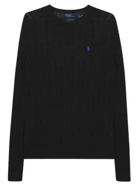 Pony Logo Embroidered Cable Knit Women - POLO RALPH LAUREN - BALAAN 1