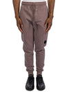 Brushed Emerized Diagonal Fleece Cargo Track Pants Purple - CP COMPANY - BALAAN 2