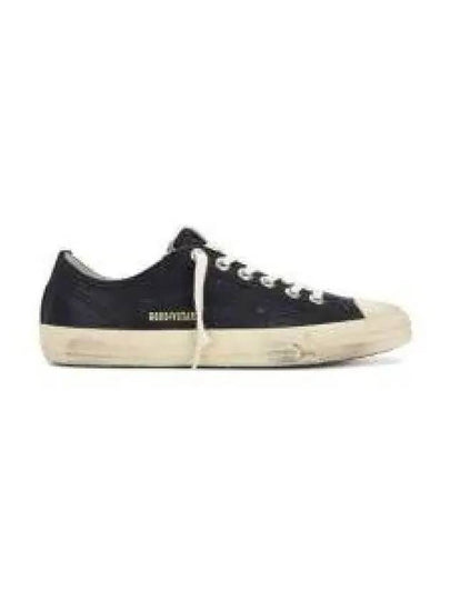 V-Star Leather Low-Top Sneakers Black - GOLDEN GOOSE - BALAAN 2