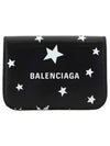 Cash Star Tri-Fold Bicycle Wallet Black - BALENCIAGA - BALAAN 1