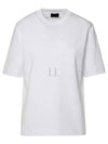 Embossed Logo Short Sleeve T-Shirt White - MONCLER - BALAAN 2