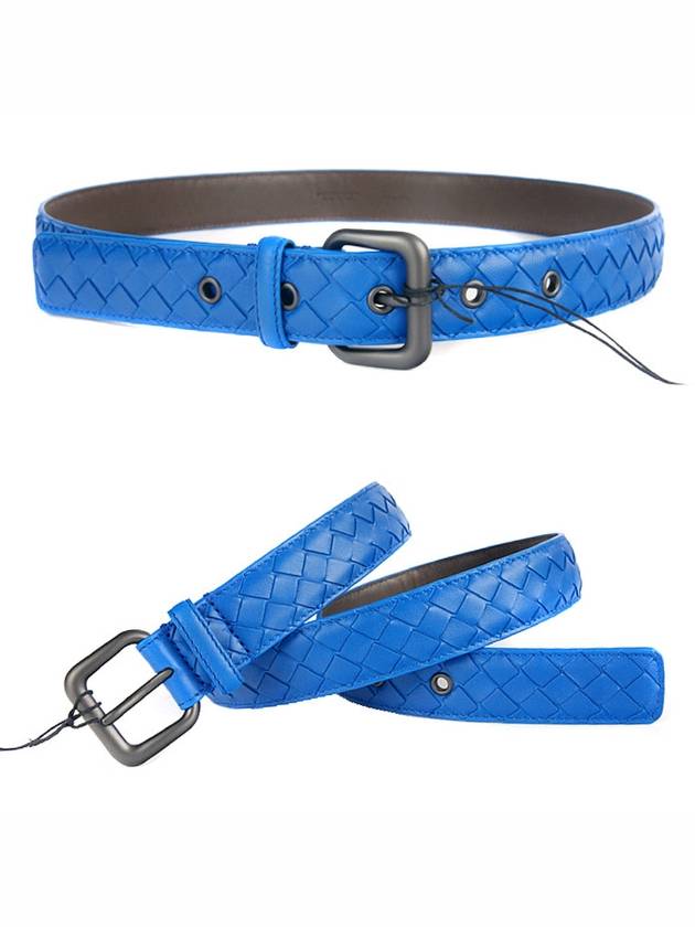 Napa Belt Blue 274470 V0010 4304 - BOTTEGA VENETA - BALAAN.