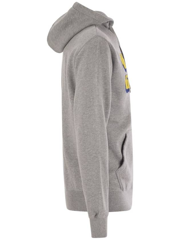 Men's grey Tribeca sweatshirt with Vacanze di Natale logo embroidery - MC 2 SAINT BARTH - BALAAN 3