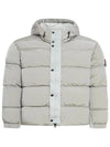 Anti drop hooded down jacket gray 41419 V0160 - STONE ISLAND - BALAAN 2