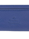 Grain Leather Slim Card Wallet Blue - VIVIENNE WESTWOOD - BALAAN 8