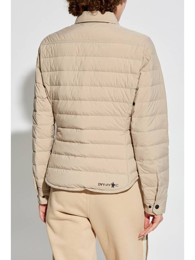 Rozes Packable Down Shirt Jacket Light Beige - MONCLER - BALAAN 6