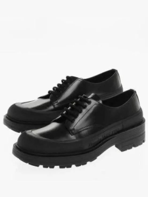 Men's Slim Tread Derby Black - ALEXANDER MCQUEEN - BALAAN 2