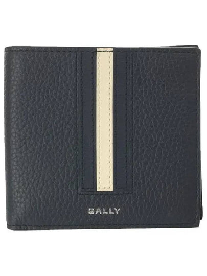 RBN Logo Stripe Half Wallet Black - BALLY - BALAAN 2