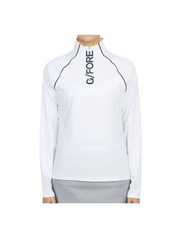 GFORE Women s Sun Shield Base Layer Long Sleeve T Shirt White Blue G4LF22K140 - G/FORE - BALAAN 1