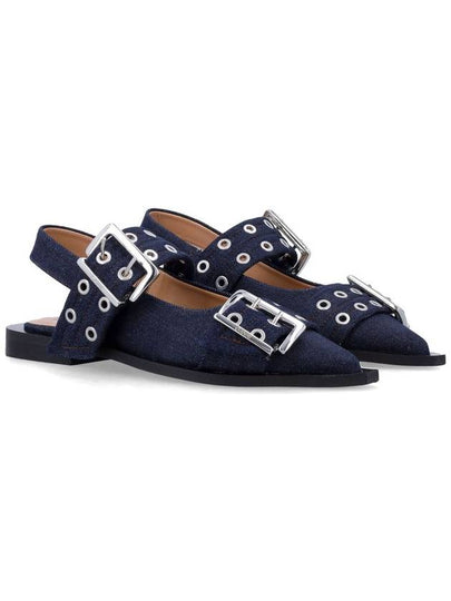 Feminine buckle ballerinas - GANNI - BALAAN 2