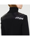 Padded Wool Cardigan Black - MONCLER - BALAAN 5