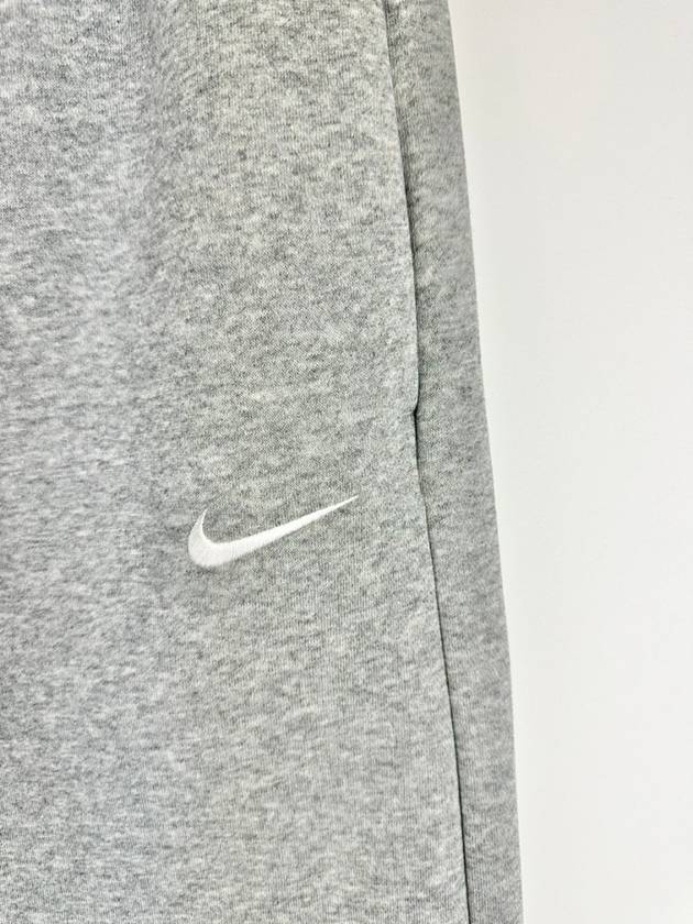 Phoenix Fleece Wide Leg Track Pants Grey - NIKE - BALAAN 3