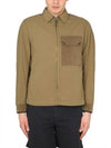 Pocket Zip-Up Mid Layer Jacket Khaki - TEN C - BALAAN 3