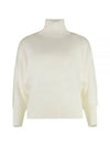 Talea Virgin Wool Knit Top White - MAX MARA - BALAAN 2