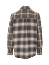 Doyle Check Lagger Flannel Long Sleeve Shirt Grey - OUR LEGACY - BALAAN 3