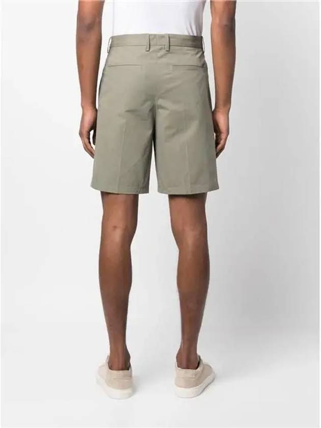 Terry Pintuck Bermuda Shorts Khaki - A.P.C. - BALAAN 3