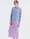 Round long sleeve tee blue 0098 - VOYONN - BALAAN 8