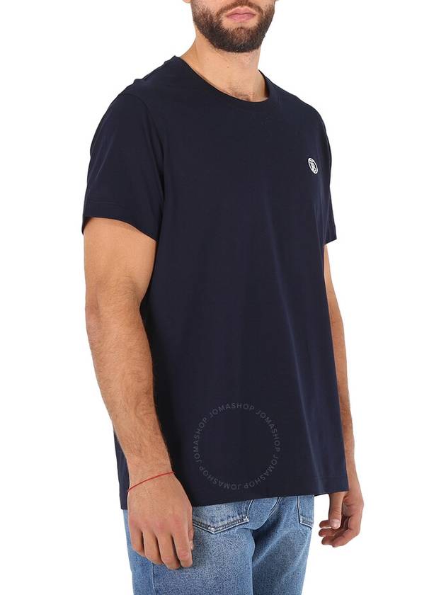 TB Embroidered Short Sleeve T-shirt Navy - BURBERRY - BALAAN 4