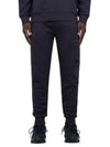 Diagonal Raised Fleece Track Pants Nightshade - CP COMPANY - BALAAN 2