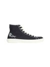 Men's Logo Tabi High Top Sneakers Black - MAISON MARGIELA - BALAAN 1