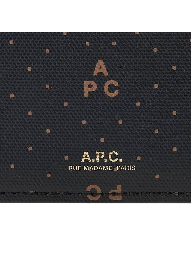 Demi Lune Card Wallet Black - A.P.C. - BALAAN 7