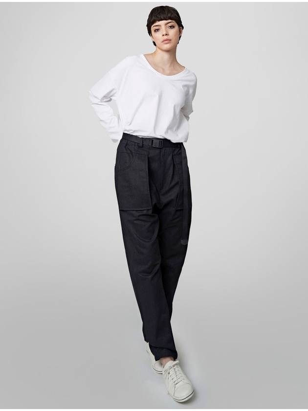 Patch Pocket Baggy Pants Black - ATHPLATFORM - BALAAN 5