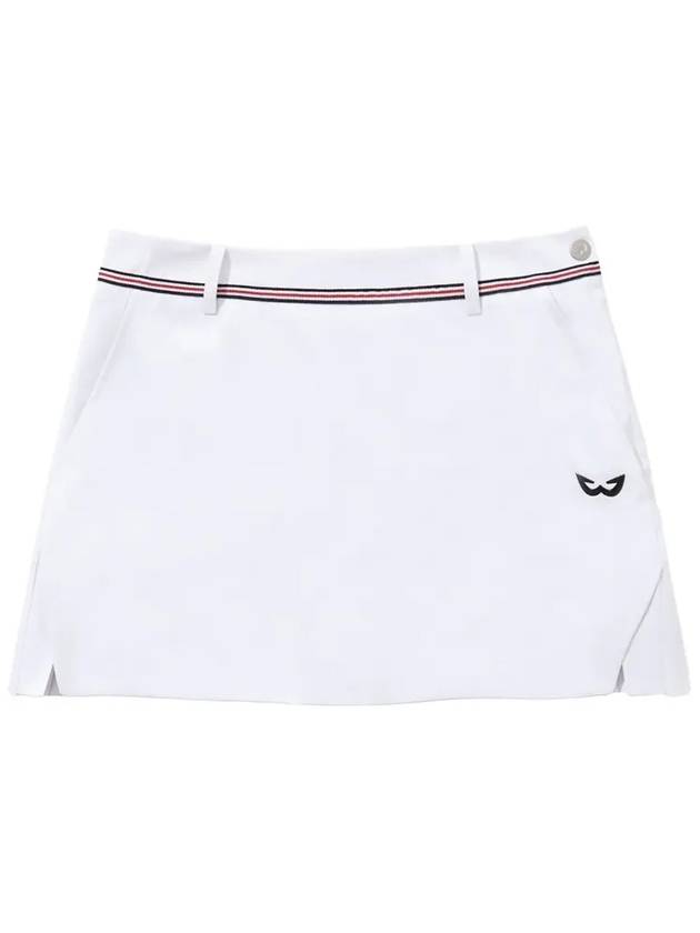 Golf Wear Back Pleated Culotte Golf Skirt WB21SUWQ01WH White - WHITEBALL - BALAAN 3