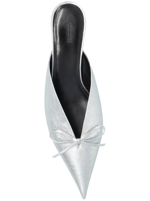 Balenciaga Heeled Mules Knife, Women's, Silver - BALENCIAGA - BALAAN 6