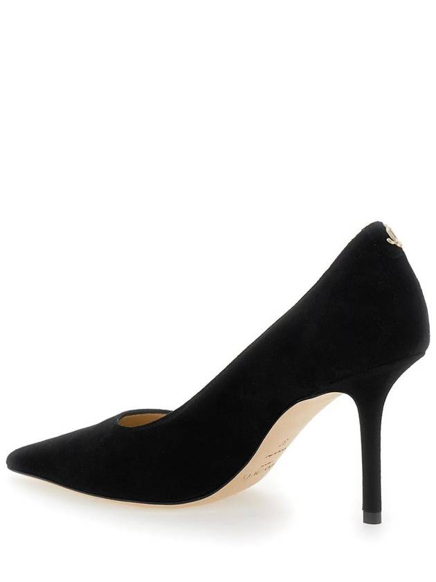 'Love' Black Pumps With Stiletto Heel In Suede Woman - JIMMY CHOO - BALAAN 3