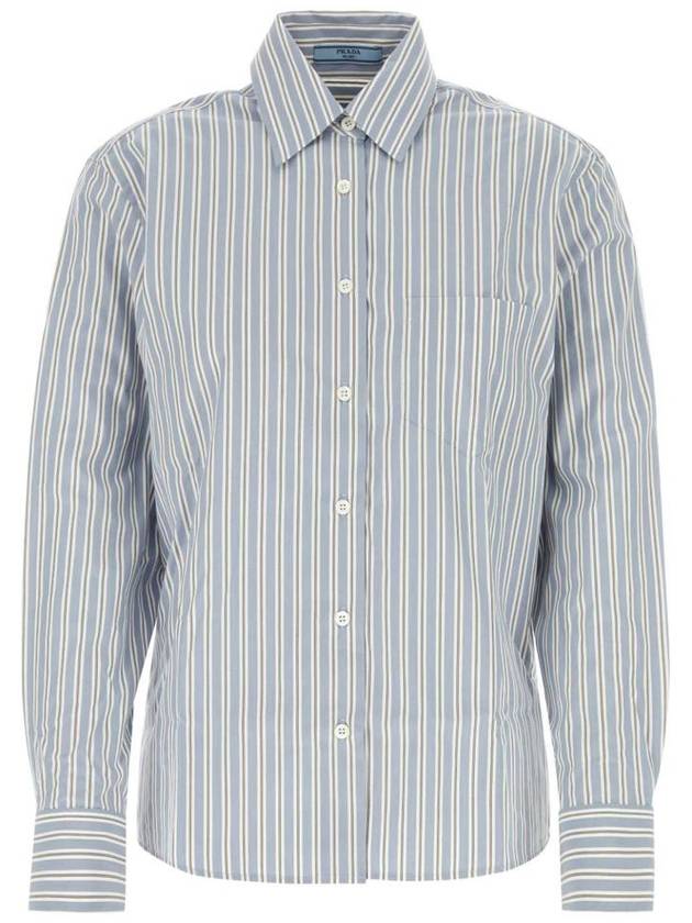 striped pop line shirt blue - PRADA - BALAAN 2