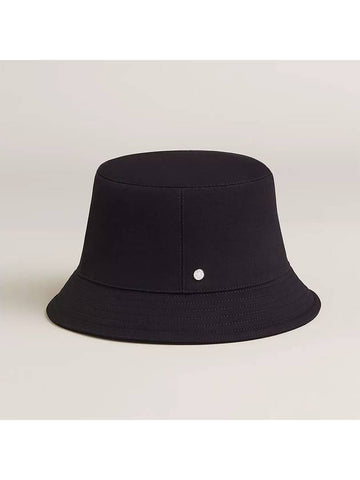 CALVI MILANO Bucket Hat Noir H241085N 5H - HERMES - BALAAN 1