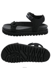 Women's Strap Logo Flavia Sandals Black - MONCLER - BALAAN 6