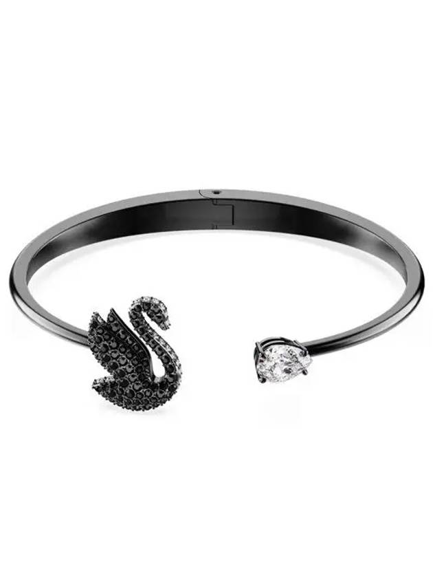 Swan motif open cuff bracelet 5688746 - SWAROVSKI - BALAAN 3