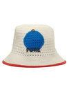 Circle Crochet Bucket Hat White - G/FORE - BALAAN 1