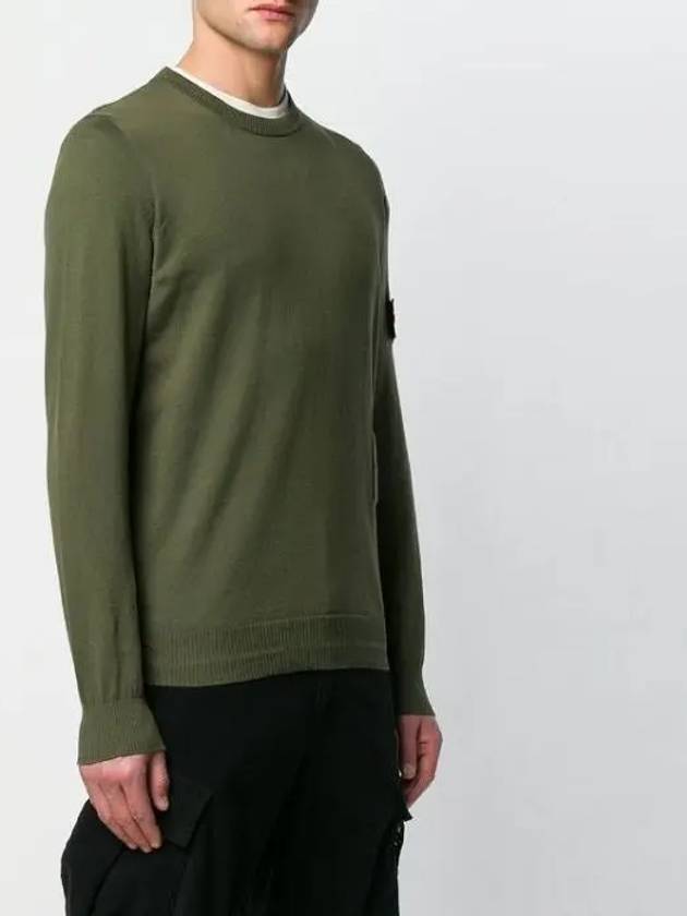 Shadow Project Soft Cotton Knit Top Khaki - STONE ISLAND - BALAAN 4