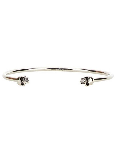 Women's Twin Skull Bracelet Silver - ALEXANDER MCQUEEN - BALAAN 2