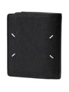 Four-Stitch Leather Half Wallet Black - MAISON MARGIELA - BALAAN 2