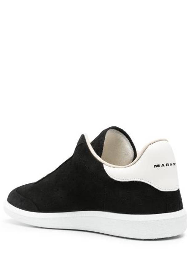 Bryce Suede Low Top Sneakers Black - ISABEL MARANT - BALAAN 3