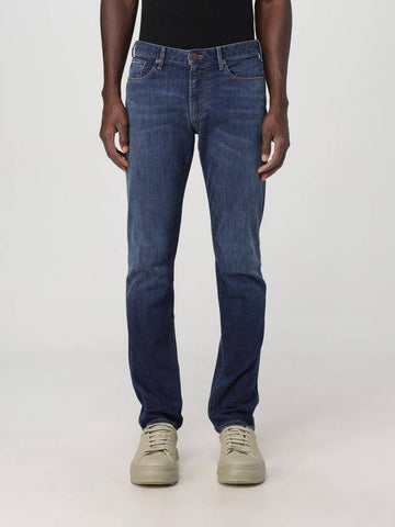 Jeans Emporio Armani in denim di cotone - EMPORIO ARMANI - BALAAN 1