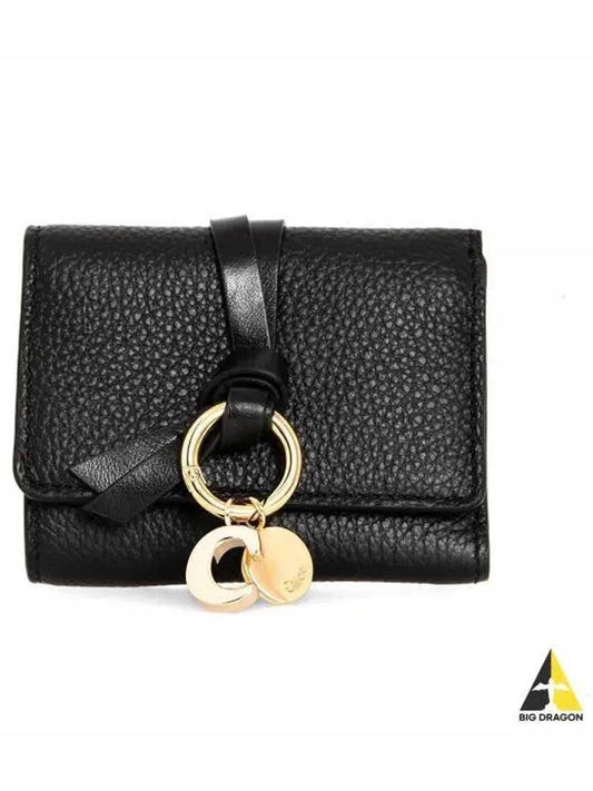 Alphabet Small Half Wallet Black - CHLOE - BALAAN 2